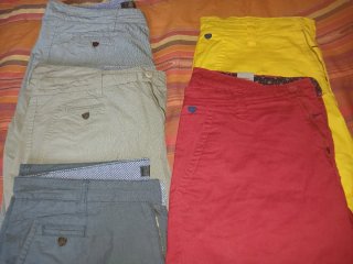 5 paia pantaloni corti taglia 50