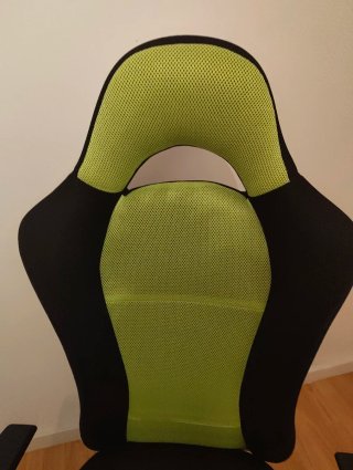 Silla Gamer Escritorio Negra/Verde
