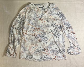 Blusa estampado Floral Coop Talla S | Manga larga