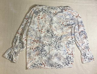 Blusa estampado Floral Coop Talla S | Manga larga