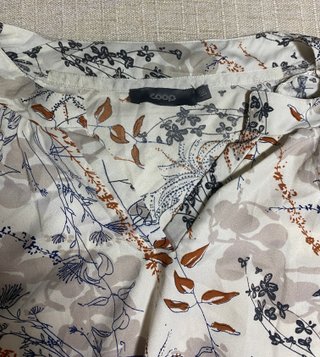 Blusa estampado Floral Coop Talla S | Manga larga
