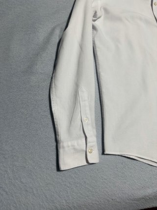 Camisa Zara Slim Fit Blanca Talla M