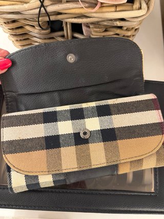 Portafoglio Burberry Beige e Oro