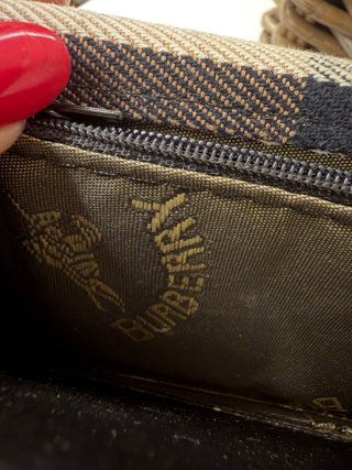 Portafoglio Burberry Beige e Oro
