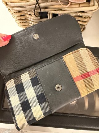 Portafoglio Burberry Beige e Oro