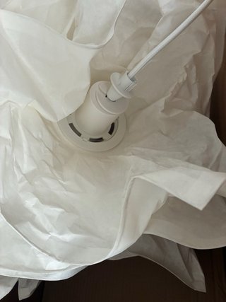 Lámpara colgante IKEA papel