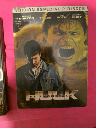 Iron Man, hulk, increible hulk. Ed. Metálica DVD