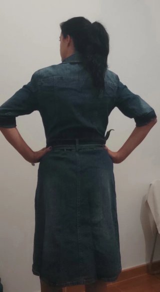 Vestido Vaquero Midi Talla XL