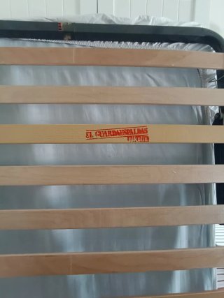 Somier patas plegables lamas 180x90