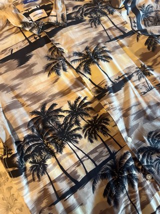 Camicia uomo Jack & Jones fantasia palme M