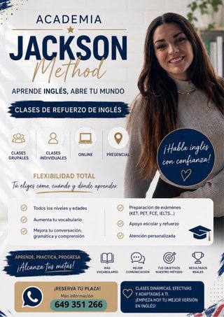 Clases de ingles academia Jackson Method
