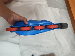 Patines en línea azules para niños 34-36
