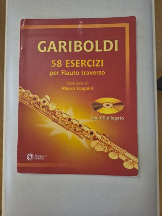 Gariboldi 58 Esercizi Flauto Traverso + CD