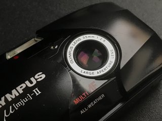 Olympus Mju II fotocamera 35mm