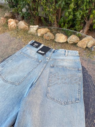 Jorts Stwd Super Baggy Jeans Blu