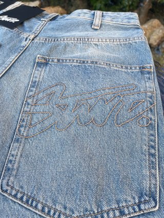 Jorts Stwd Super Baggy Jeans Blu