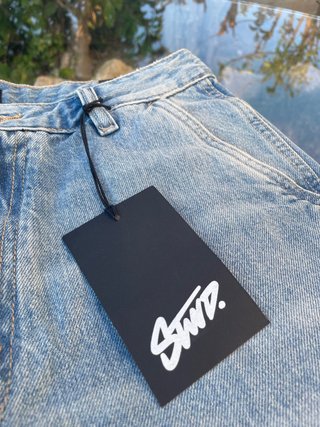 Jorts Stwd Super Baggy Jeans Blu