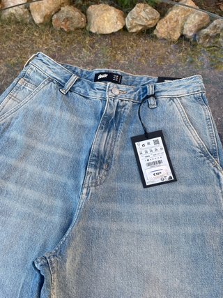 Jorts Stwd Super Baggy Jeans Blu