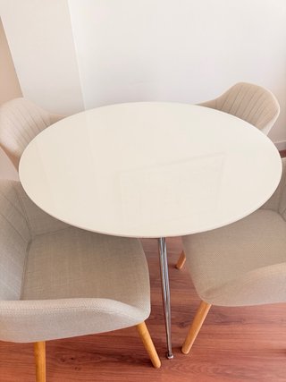 Mesa redonda salón 100 cm
