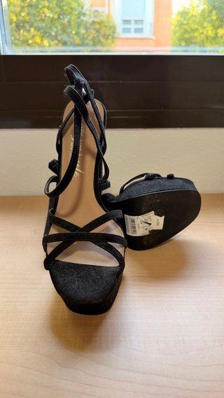 Sandalias de tacón negras New Look