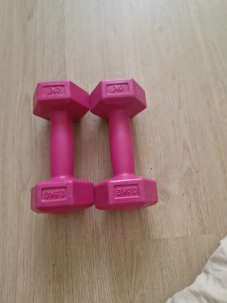 Mancuernas 0.5kg Niños Rosa (2 uds)
