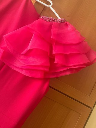 Vestido fiesta X&M Collection buganvilla