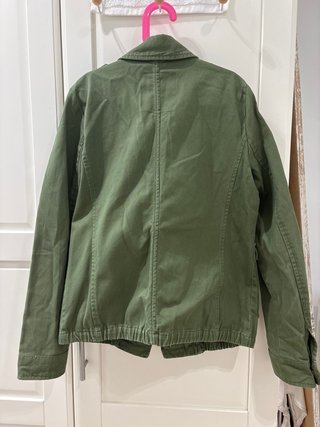 Chaqueta verde entretiempo