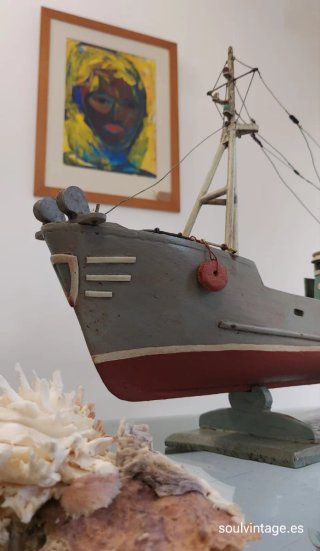 Maqueta Barco Artesanal