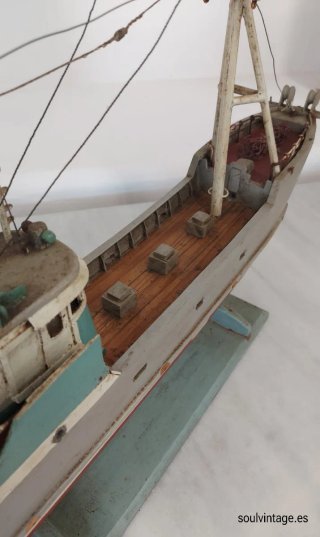 Maqueta Barco Artesanal