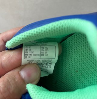 Stivali multitacco Kipsta bambino blu/verde