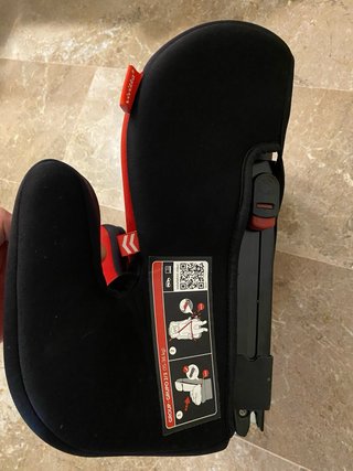 Silla coche elevador rojo y negro 15-36kg
