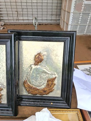 Lampade Vintage in Metallo e Cristallo