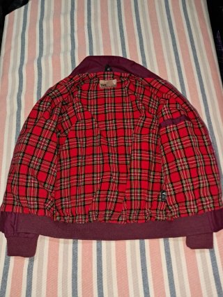 Chaqueta Harrington Granate Talla S