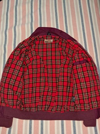 Chaqueta Harrington Granate Talla S