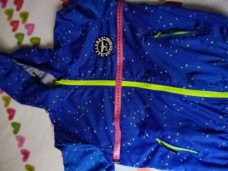 Chaqueta niño reversible impermeable