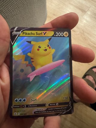 Carta Pokémon Pikachu Surf V 200 PS