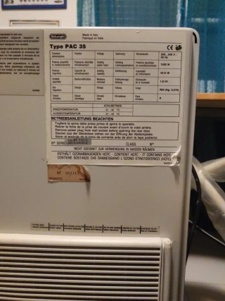 Aire Acondicionado Portátil DeLonghi PAC 35