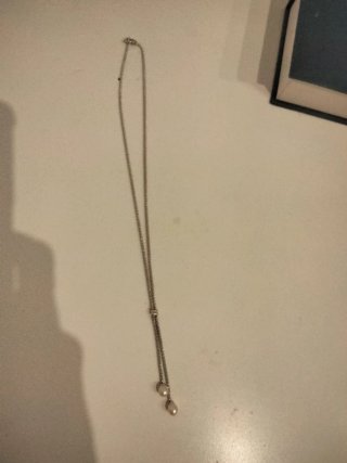 Collar de plata con perlas