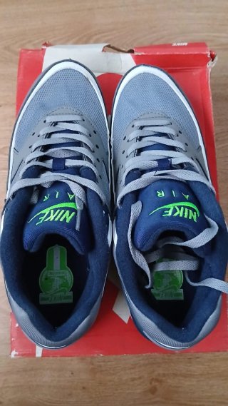 Zapatillas Nike Air Gris, Azul y Blanco nuevas.