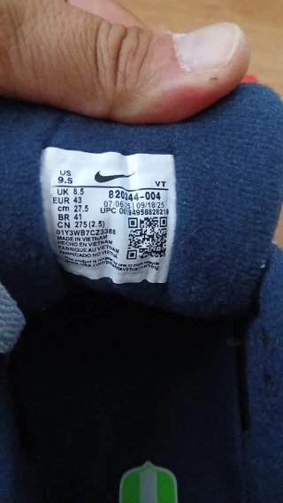 Zapatillas Nike Air Gris, Azul y Blanco nuevas.