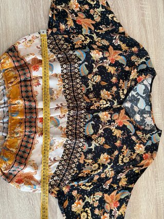Blusa Desigual Boho Manga Murciélago Talla S