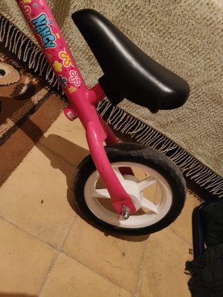 Bici senza pedali rosa