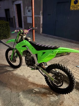 Kawasaki KX450F Motocross Verde