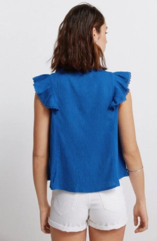 Blusa Springfield Volantes Talla 38 sin estrenar