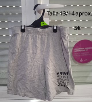 Pantalones cortos niño Talla 13/14