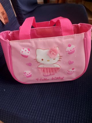 Bolso Niña Hello Kitty Rosa Nuevo Con Etiquetas