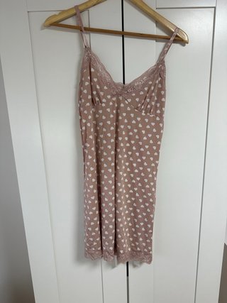 Camisón mujer estampado corazones