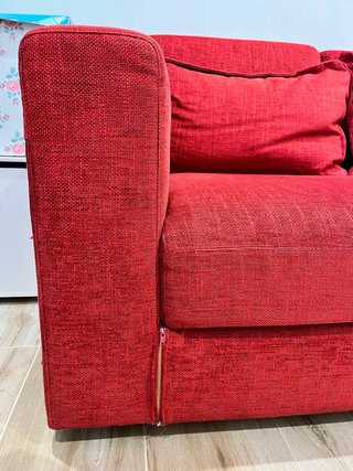 Sofá Grassoler 2 plazas rojo