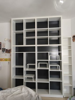 Estantería de madera hecha a medida