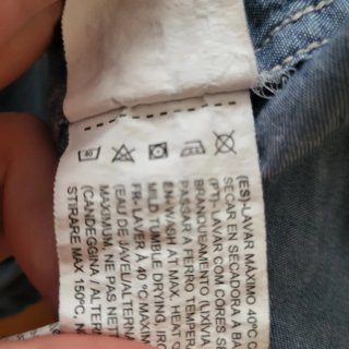 Camisa vaquera hombre talla S de sfera